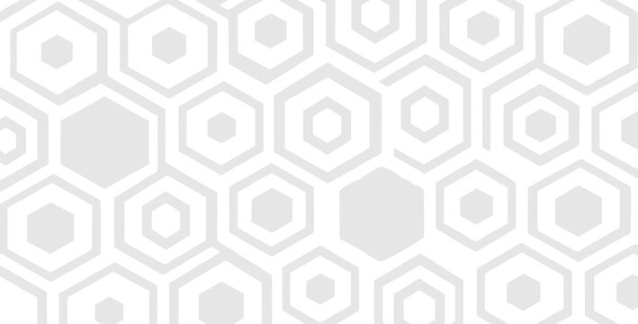 white abstract background with hexagon pattern style and seamless concept - 70s 80s 90s design
