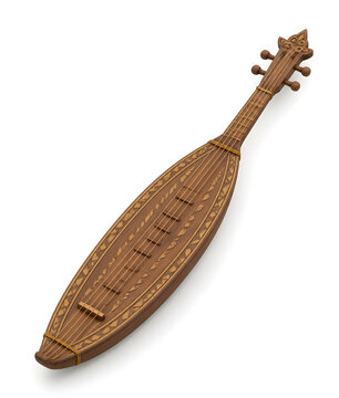 Borneo Sapeh Boat Lute Traditional String Instrument