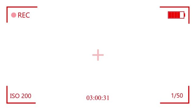 Plus Symbol Animation on White Background