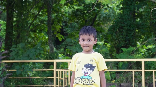 Young child portraying emotional crying scene for acting performance