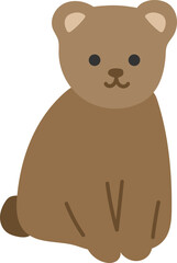 Obraz premium brown bear cartoon