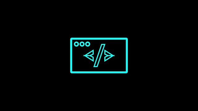 Minimalist white media control icon featuring previous and next skip symbols with a slash on a black background.