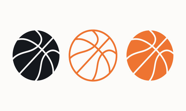 Vector basketball ball icon