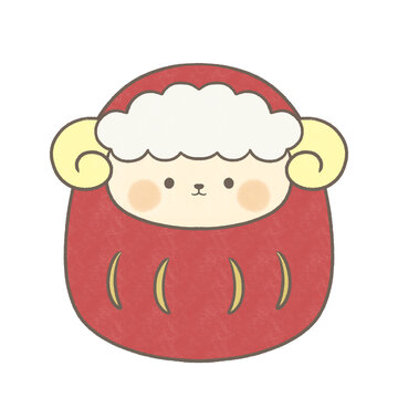 干支だるま　羊