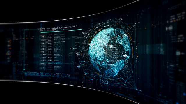 Abstract particle motion with vibrant colors, digital flowing particles, VR, futuristic sci-fi, tech innovation, and immersive cyber space background