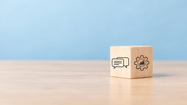eedback and coaching, performance management concept. Providing constructive criticism and guidance to employees, helping improve skills, productive and engaged workforce, improving job performance