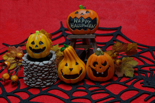 ハロウィンのお化けカボチャ
