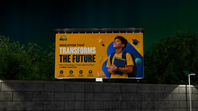 Outdoor Billboard Mockup
