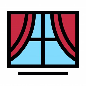 Window Color style, animation icon for social media, presentations, videos, websites, etc. No background, Alpha channel.	
