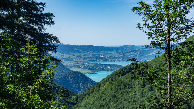 Mountain Lake in Schafberg Mountains Salzkammergut Austria