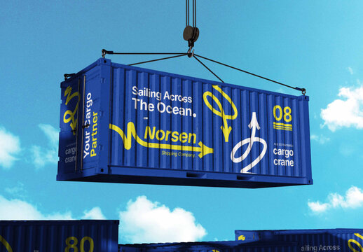 Shipping Container Mockup