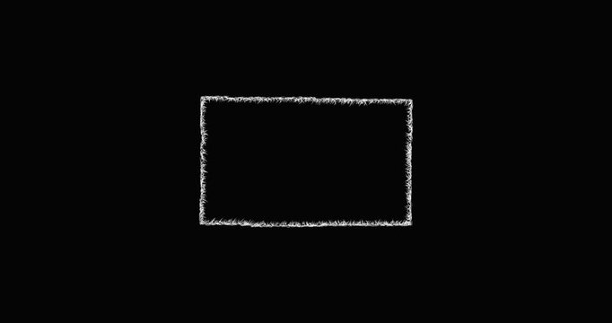Sketch Greene outline map animation - smooth progressive reveal