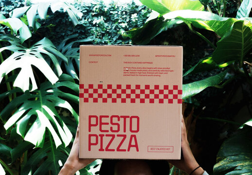 Shipping Box Mockup