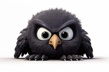 Obraz premium Animal blackbird cartoon beak.