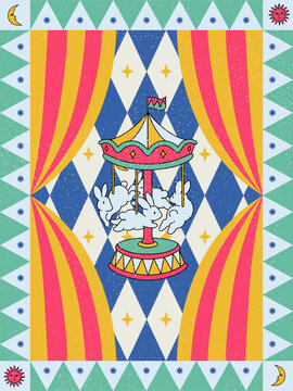 Vintage Circus Graphic