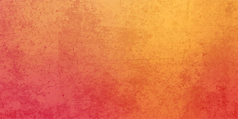 Fototapeta premium Warm Gradient Texture Abstract background featuring a vibrant gradient of warm hues, transitioning from a deep pink to a bright orange, with a subtle distressed texture for added depth and character.