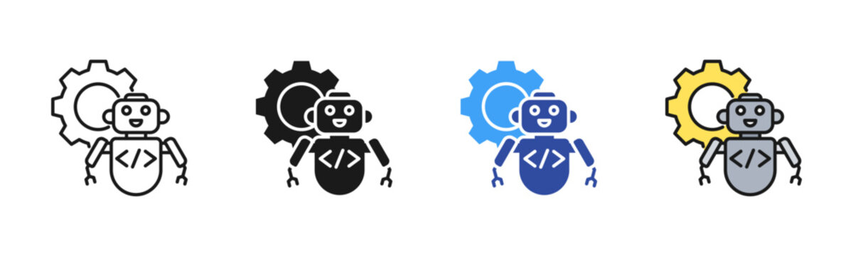 Ci Agent icon set multiple style collection