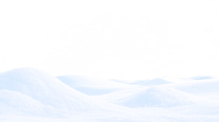Realistic snowdrift isolated on transparent background. Winter snow mounds border overlay for holiday design © Maria