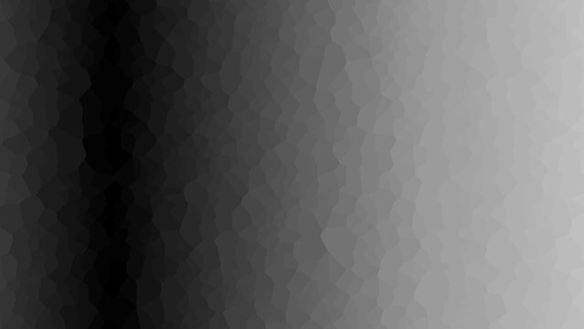 Abstract monochrome crystal mosaic pattern background with grey gradient