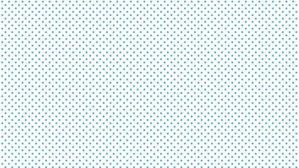 Light blue polka dots arranged in a perfectly repeating symmetrical pattern against a clean white background for modern decorative design © Harsh