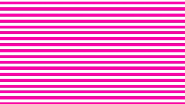 Vibrant hot pink and bright white horizontal lines forming a repeating pattern suitable for modern graphic design backgrounds and textures