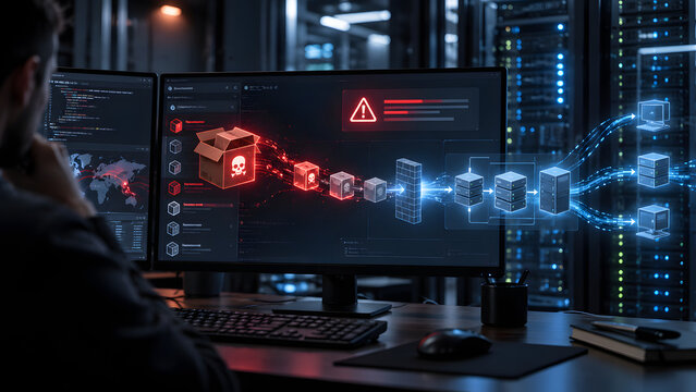 Compromised Package Warning in Digital Supply Chain