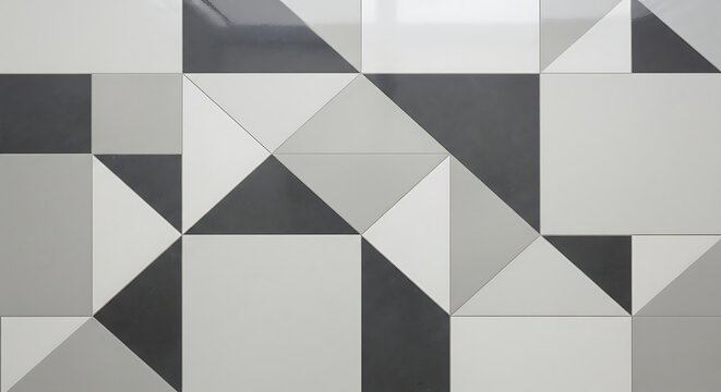 Abstract geometric pattern with shapes