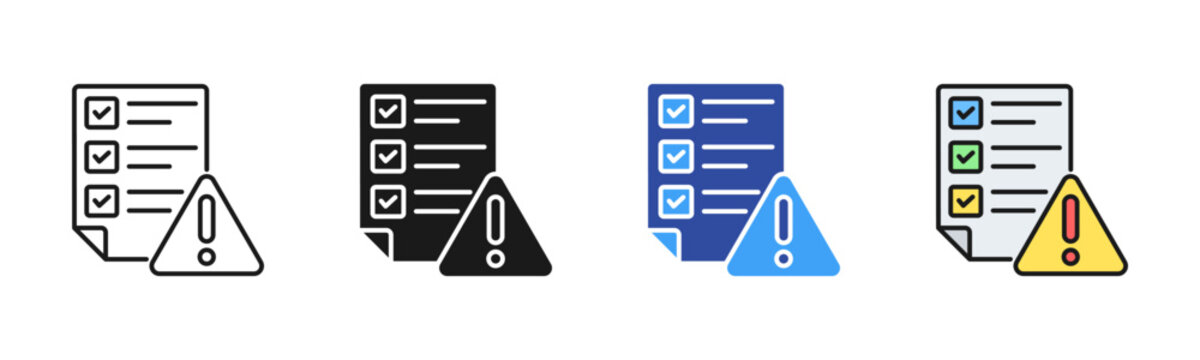Request Prioritization icon set multiple style collection