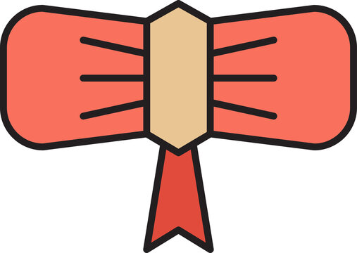 decorative bowtie illustration
