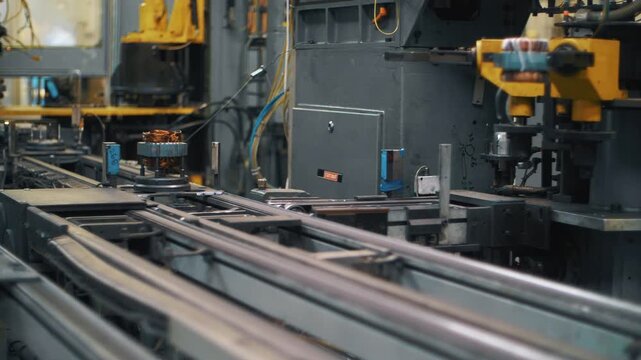 Automated Industrial Factory Production Line Manufacturing Copper Coils