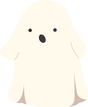 Horror halloween ghost cartoon