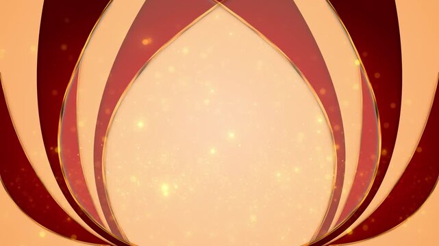 Gold arches copy space while particles add warmth and elegance. festive greetings, wedding invitations, luxury branding, cultural celebrations, holiday titles, product promotions event presentations.