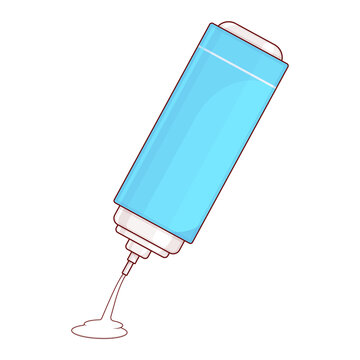 Cute Cartoon Blue Correction Pen with Fluid