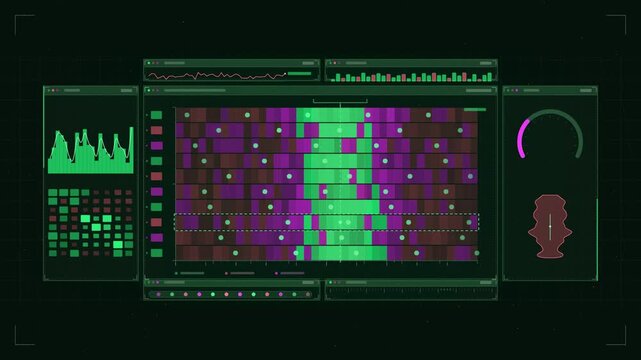 Abstract animated traffic flow corridors congesting downstream drawn as blue and cyan lines and shapes on a deep dark background. Seamless looping 4K motion graphics video with free space for text, id