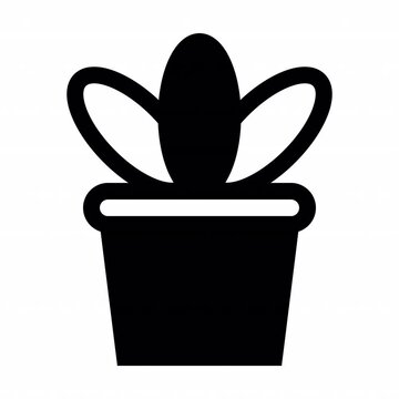 Plant Filled style, animation icon for social media, presentations, videos, websites, etc. No background, Alpha channel.	