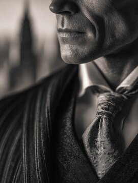 Elegance and mystery captured in timeless black and white