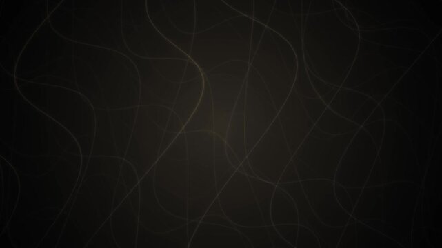 Abstract flowing glowing lines dark background animation, subtle dynamic light trails, elegant digital wave pattern, modern technology concept, futuristic motion graphic loop.