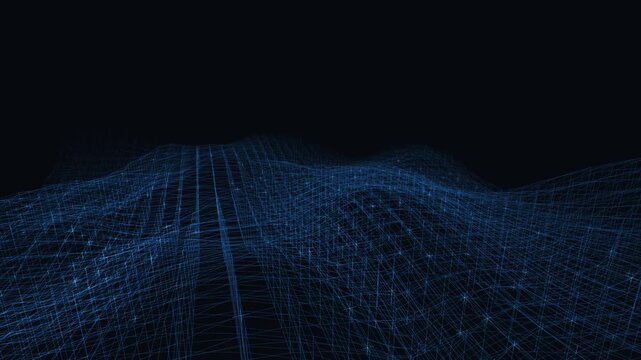 Evolving topographic data network and radial processing core