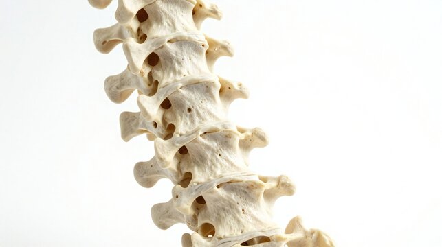 Human cervical vertebrae model isolated