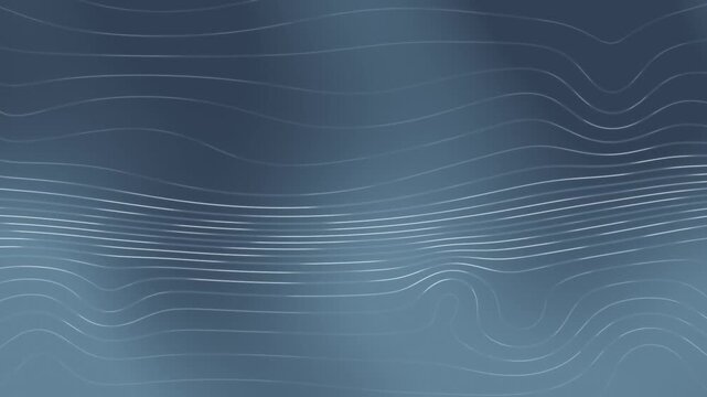 Ocean Current Map of Glowing Streamlines and Spinning Eddies, Panning Camera With Layered Parallax, Seamless Loop in vibrant arctic tones