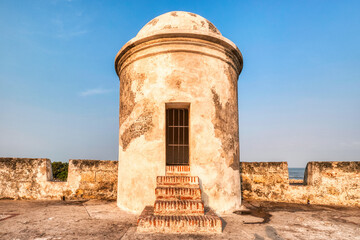 Watchtower  on Cartagena de Indias Old City Walls © romanslavik.com
