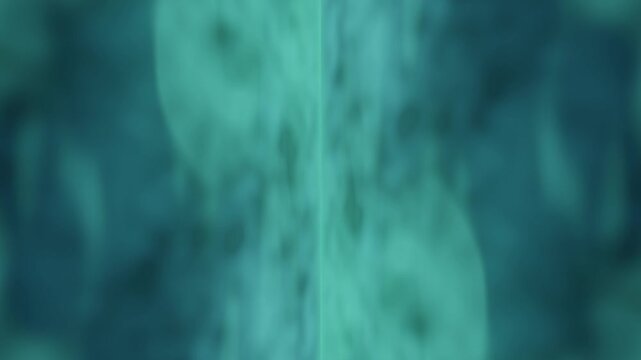 Tilting Horizon Rolling Slowly Between a Layered Sky and Its Still Water Reflection, Slow Camera Roll Seamless Loop in calm teal tones