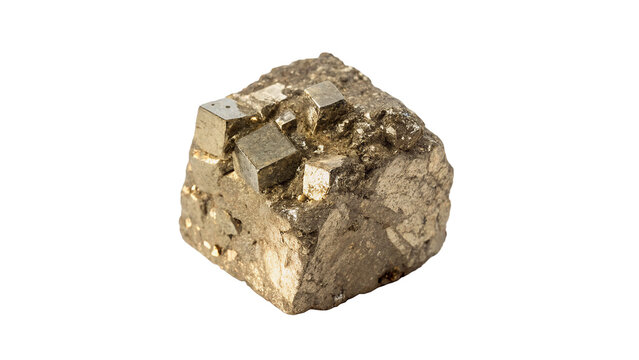 Rough natural pyrite mineral stone chunk specimen
