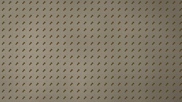 Spin Echo Refocusing Lattice of Precessing Arrows Swept by a Hard Inversion Pulse Seamless Loop in soft ivory tones