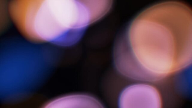 Soft Bokeh Light Leaks Overlay Animation
