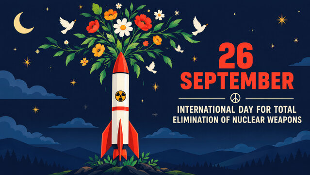 International Day for the Total Elimination of Nuclear Weapons &ndash; Nuclear Disarmament and Global Peace Awareness Poster
