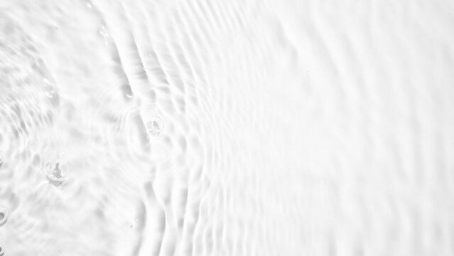 Abstract white transparent water shadow surface texture natural ripple background