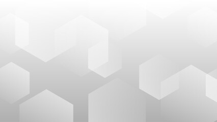 Obraz premium 灰色の透明な多角形が重なる抽象的な背景デザイン