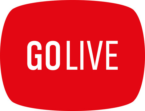 Go live button
