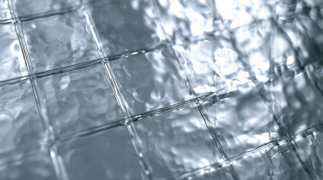 Abstract Glass Block Texture Background with Refraction